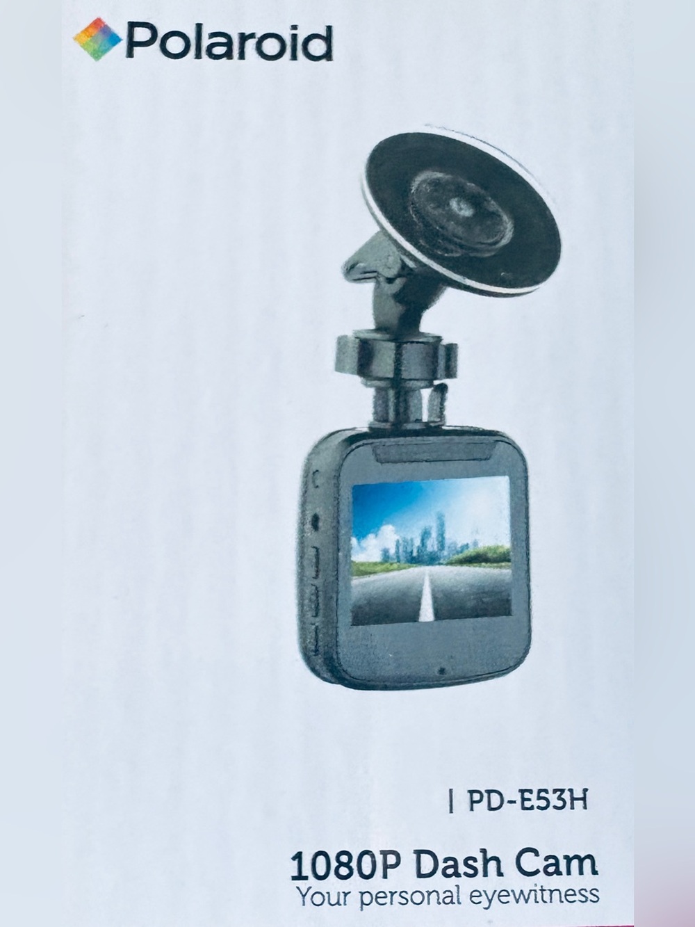 New in Box Polaroid PD-E53H 1080P HD Dash Cam 8GB Gold - Retails New $65